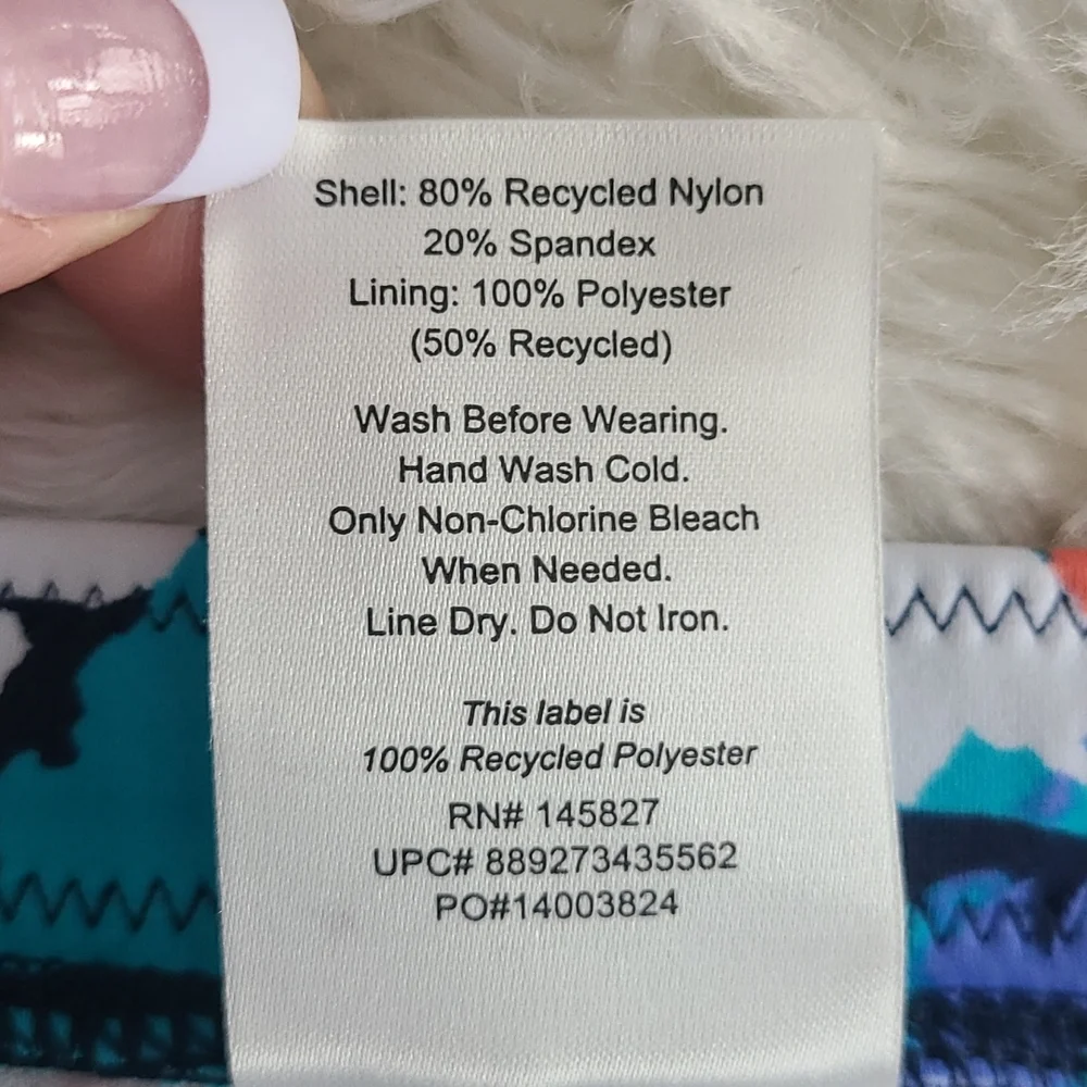 Eco Beach Swim Hipster.  NWT  Size XL.  Multicolor - Picture 4 of 6